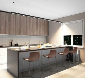 DK9304-BK Линейный светильник 72W 3000mm 4000K, черный в Салехарде - salekhard.ok-mebel.com | фото 5