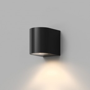 DK9790-BK Настенный уличный светильник NARVIK, IP44, GU10 LED, до 15 Вт, черный, алюминий в Салехарде - salekhard.ok-mebel.com | фото