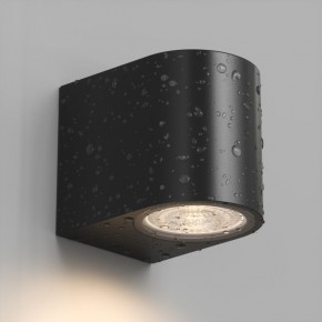 DK9790-BK Настенный уличный светильник NARVIK, IP44, GU10 LED, до 15 Вт, черный, алюминий в Салехарде - salekhard.ok-mebel.com | фото 3