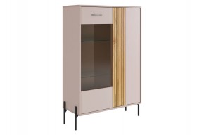 ДОМИНИКА Комод (со стеклом) в Салехарде - salekhard.ok-mebel.com | фото