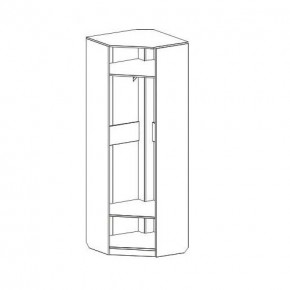 ЭЛАНА Прихожая (модульная) Дуб сонома в Салехарде - salekhard.ok-mebel.com | фото 5