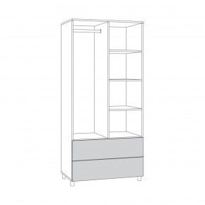 Эйп Шкаф для одежды 13.334 в Салехарде - salekhard.ok-mebel.com | фото 2