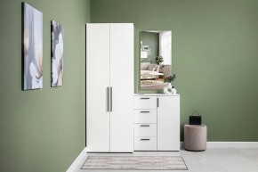 ЭЙР прихожая (модульная) Белый Шагрень в Салехарде - salekhard.ok-mebel.com | фото 26