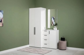 ЭЙР прихожая (модульная) Белый Шагрень в Салехарде - salekhard.ok-mebel.com | фото 3