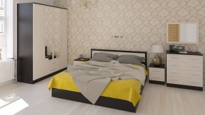 Фиеста Кровать 1800, цвет венге/дуб лоредо, ШхГхВ 183,5х203,5х80 см., сп.м. 1800х2000 мм., без матраса, основание есть в Салехарде - salekhard.ok-mebel.com | фото 5
