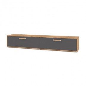 ФЛОРИДА Ф32 Тумба ТВ (дуб золотой/графит) в Салехарде - salekhard.ok-mebel.com | фото