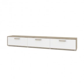 ФЛОРИДА Ф33 Тумба ТВ (дуб серый/белый) в Салехарде - salekhard.ok-mebel.com | фото