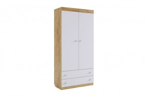 ФОРСАЖ К2 Детский гарнитур (крафт золотой/белый) в Салехарде - salekhard.ok-mebel.com | фото 17