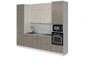 ФЬЮДЖИ Кухонный гарнитур Экстра (3000 мм) в Салехарде - salekhard.ok-mebel.com | фото 4