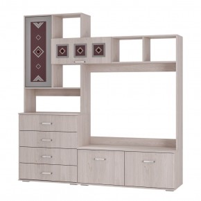 Гостиная Белла (модульная) ясень белый в Салехарде - salekhard.ok-mebel.com | фото 2