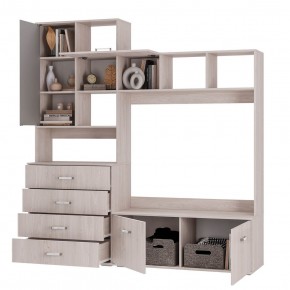 Гостиная Белла (модульная) ясень белый в Салехарде - salekhard.ok-mebel.com | фото 3