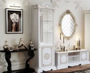 Гостиная Грация (комплект) белый/золото в Салехарде - salekhard.ok-mebel.com | фото 3