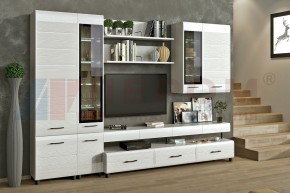 Гостиная Камелия Композиция 1 (Снежный ясень) в Салехарде - salekhard.ok-mebel.com | фото