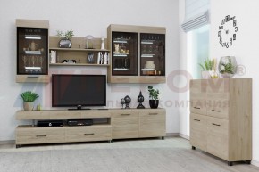 Гостиная Камелия Композиция 8 (Гикори Джексон светлый) в Салехарде - salekhard.ok-mebel.com | фото 3