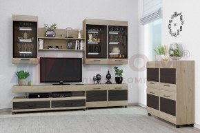 Гостиная Камелия Композиция 8 (Гикори Джексон светлый комбинированный) в Салехарде - salekhard.ok-mebel.com | фото