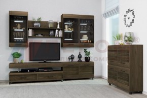 Гостиная Камелия Композиция 8 (Гикори Джексон темный) в Салехарде - salekhard.ok-mebel.com | фото