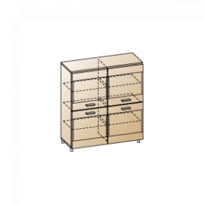 Гостиная Камелия Композиция 8 (Снежный ясень) в Салехарде - salekhard.ok-mebel.com | фото 10