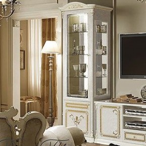 Гостиная Роза Талия (комплект) беж в Салехарде - salekhard.ok-mebel.com | фото 3