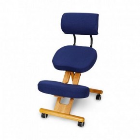 Коленный стул со спинкой Smartstool KW02В + Чехлы в Салехарде - salekhard.ok-mebel.com | фото 3