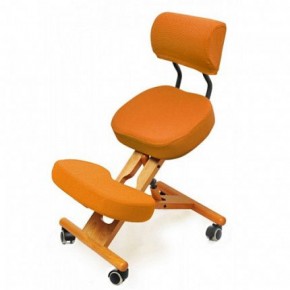 Коленный стул со спинкой Smartstool KW02В + Чехлы в Салехарде - salekhard.ok-mebel.com | фото 4
