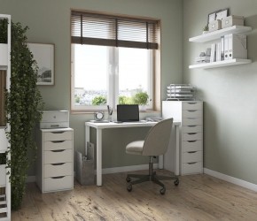 Комод Ингар белый с пятью выдвижными ящиками в Салехарде - salekhard.ok-mebel.com | фото 4