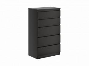 Комод КАСТОР с пятью ящиками, цвет Дуб Венге в Салехарде - salekhard.ok-mebel.com | фото