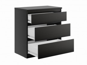 Комод КАСТОР с тремя ящиками, цвет Дуб Венге в Салехарде - salekhard.ok-mebel.com | фото 2