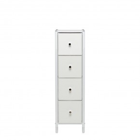 Комод Leset Нирита/Хайди узкий 4 ящика в Салехарде - salekhard.ok-mebel.com | фото