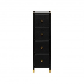 Комод Leset Нирита/Хайди узкий 4 ящика в Салехарде - salekhard.ok-mebel.com | фото