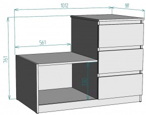 Комод Мальта K207 в Салехарде - salekhard.ok-mebel.com | фото 2