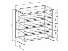 Комод с плитой 22 мм ЛИБЕРТИ в Салехарде - salekhard.ok-mebel.com | фото 3
