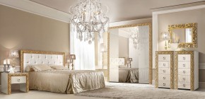 Комод (узкий) Тиффани Premium слоновая кость/золото (ТФКМ-2(П) в Салехарде - salekhard.ok-mebel.com | фото 3