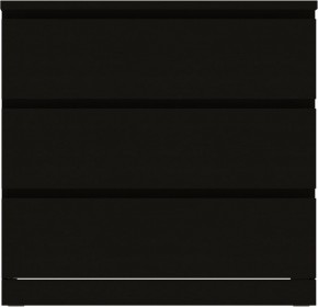 Комод Варма 3 с тремя выдвижными ящиками, цвет ясень черный в Салехарде - salekhard.ok-mebel.com | фото 2