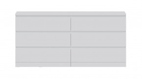 Комод Варма 6Д большой с шестью выдвижными ящиками, цвет белый в Салехарде - salekhard.ok-mebel.com | фото 2
