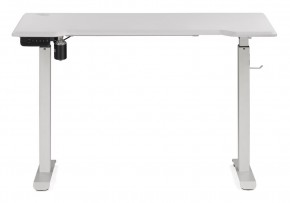 Компьютерный стол Маркос с механизмом подъема 120х75х75 белый / шагрень белая в Салехарде - salekhard.ok-mebel.com | фото 2