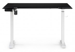 Компьютерный стол Маркос с механизмом подъема 120х75х75 черная шагрень / белый в Салехарде - salekhard.ok-mebel.com | фото 4