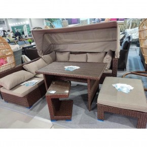 Комплект мебели с диваном AFM-320B-T320 Brown в Салехарде - salekhard.ok-mebel.com | фото 2