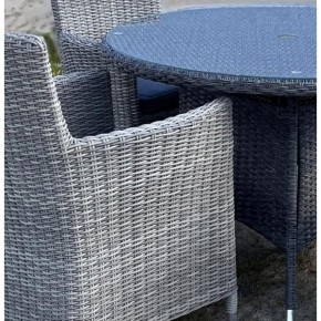 Комплект плетеной мебели AM-395C/T395 Grey 4Pcs (4+1) в Салехарде - salekhard.ok-mebel.com | фото 2