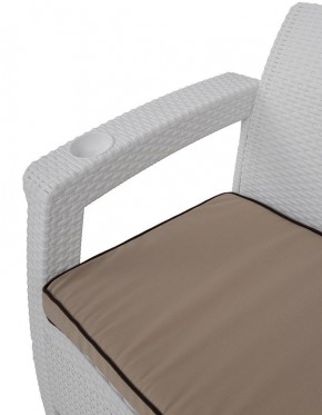 Комплект уличной мебели Yalta Premium Terrace Set (Ялта) белый (+подушки под спину) в Салехарде - salekhard.ok-mebel.com | фото 5