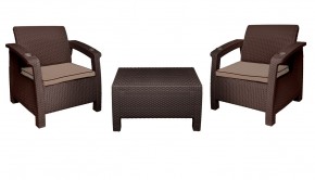 Комплект уличной мебели Yalta Premium Terrace Set (Ялта) шоколадый (+подушки под спину) в Салехарде - salekhard.ok-mebel.com | фото 8