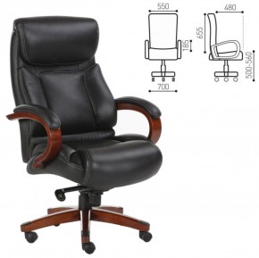 Кресло BRABIX PREMIUM "Infinity EX-707" (дерево, черное) 531826 в Салехарде - salekhard.ok-mebel.com | фото 2