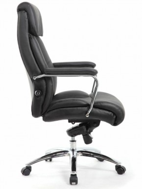 Кресло BRABIX PREMIUM "Phaeton EX-502" (кожа с компаньоном, хром, черное) 530882 в Салехарде - salekhard.ok-mebel.com | фото 3