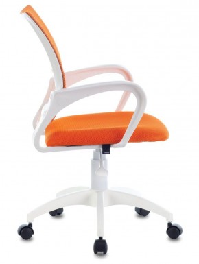 Кресло BRABIX "Fly MG-396W", пластик белый, сетка, оранжевое, 532401, MG-396W_532401 в Салехарде - salekhard.ok-mebel.com | фото 3