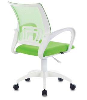 Кресло BRABIX "Fly MG-396W", пластик белый, сетка, салатовое, 532403 в Салехарде - salekhard.ok-mebel.com | фото 3