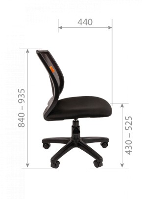 Кресло для оператора CHAIRMAN 699 Б/Л (ткань стандарт/сетка TW-01) в Салехарде - salekhard.ok-mebel.com | фото 7