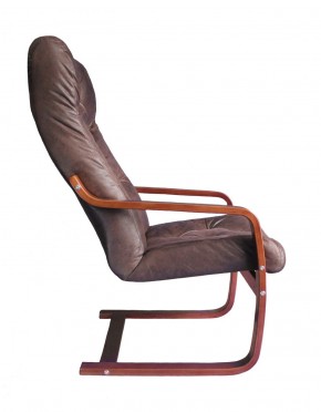 Кресло для отдыха (пружинка) Магнат 102-З-Ш замша ШОКОЛАД в Салехарде - salekhard.ok-mebel.com | фото 2