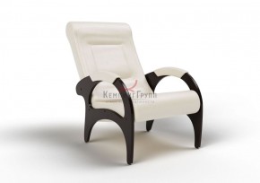 Кресло для отдыха Римини 19-К-КР (экокожа/венге) КРЕМ в Салехарде - salekhard.ok-mebel.com | фото
