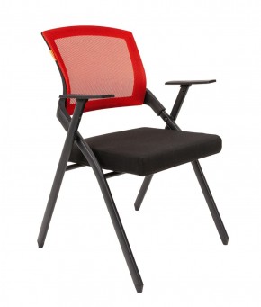 Кресло для посетителей CHAIRMAN NEXX (ткань стандарт черный/сетка DW-69) в Салехарде - salekhard.ok-mebel.com | фото 1