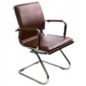 Кресло для посетителя Бюрократ CH-993-Low-V/Brown коричневый в Салехарде - salekhard.ok-mebel.com | фото