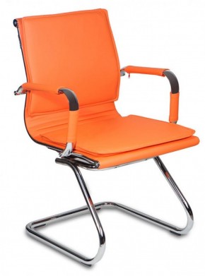 Кресло для посетителя Бюрократ CH-993-Low-V/orange оранжевый в Салехарде - salekhard.ok-mebel.com | фото